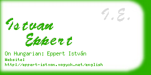 istvan eppert business card
