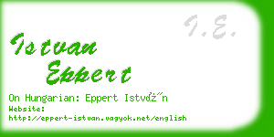 istvan eppert business card